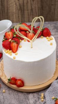 Cake Topper Doppelherz Gold – Elegante Tortendeko für Hochzeit & besondere Anlässe (10,5 x 15 cm)